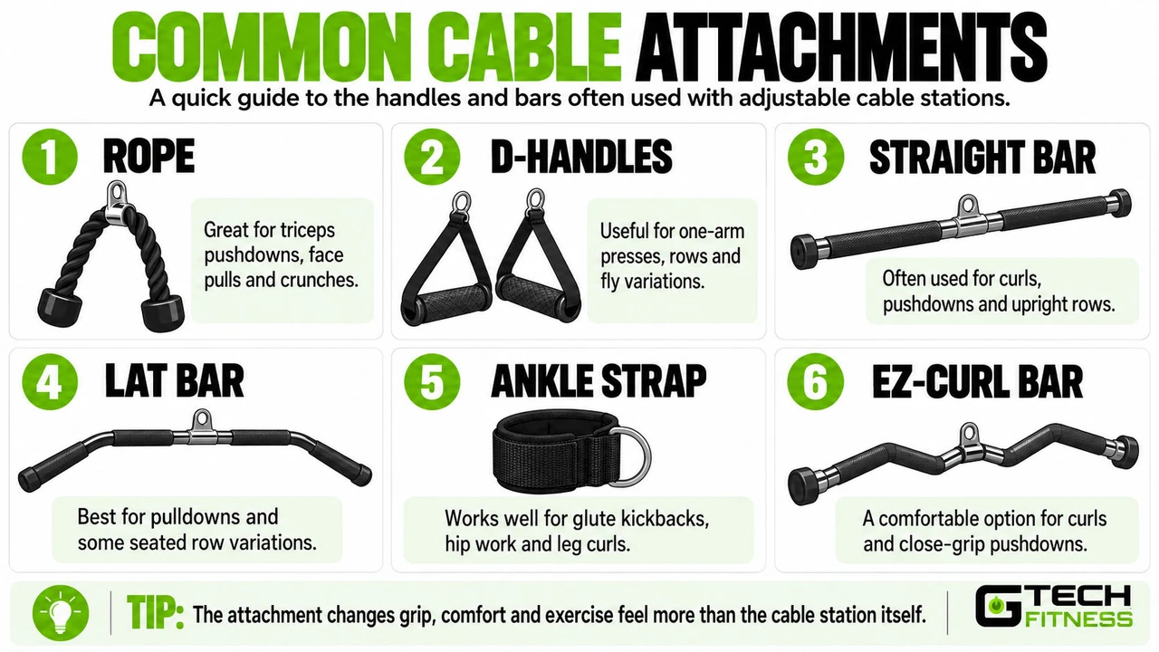 Common Cable Attachments Infographic