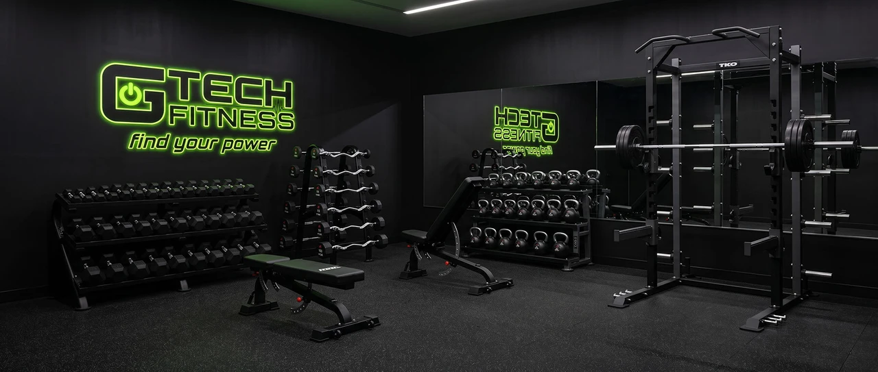 Free Weights in Commercial Gym Free Weights in Commercial Gym