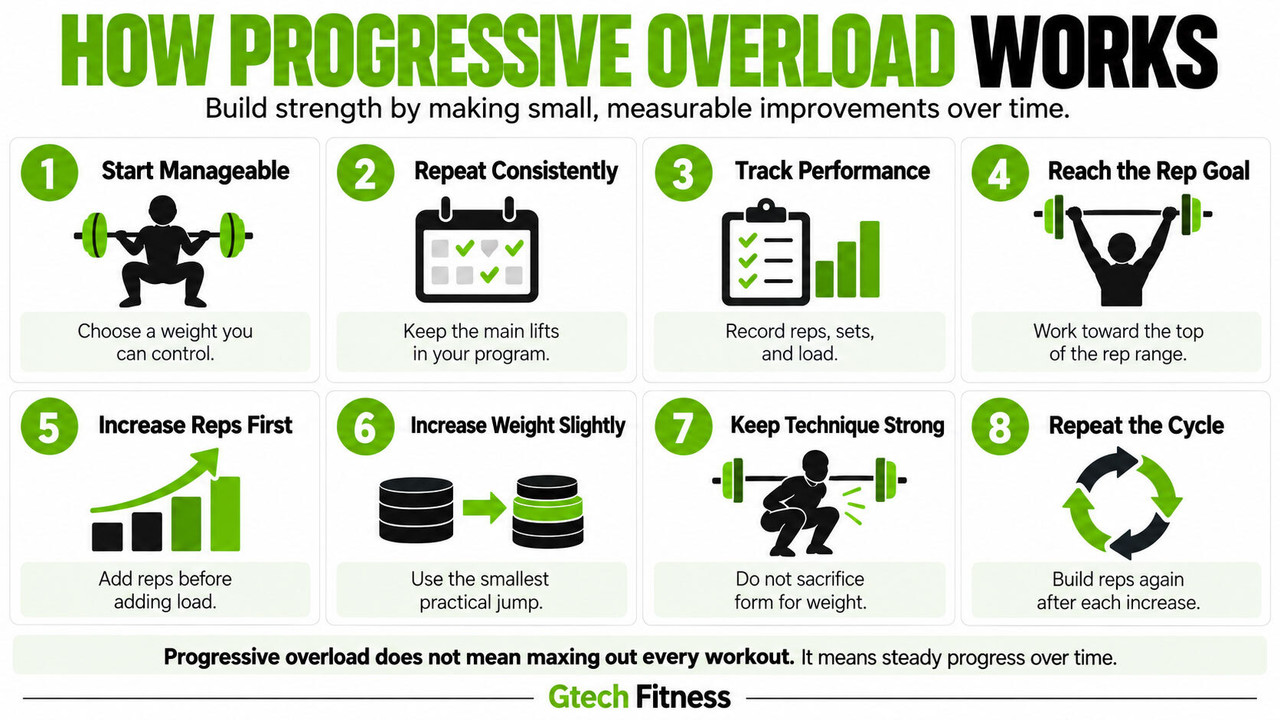 How Progressive Overload Works How Progressive Overload Works Infographic