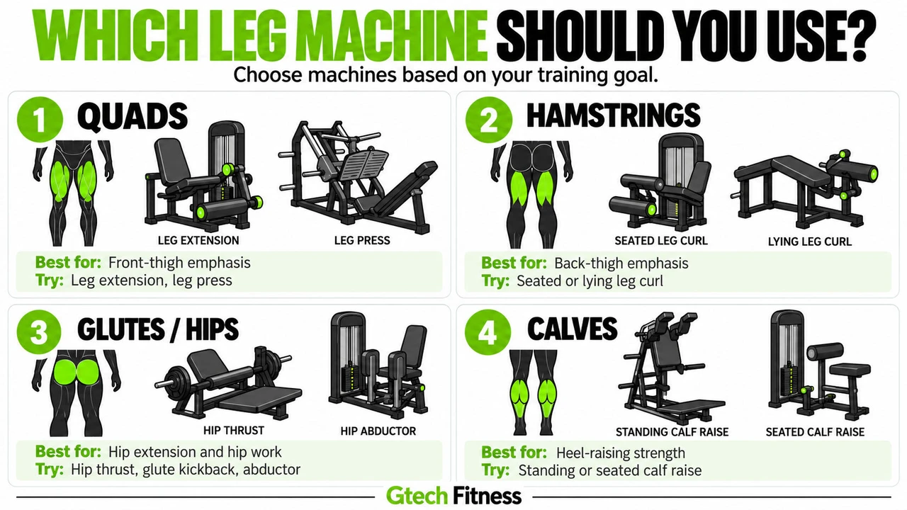 Which Leg Machine Should You Use Infographic