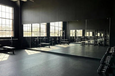 Glassless Mirrors in Fitness Room