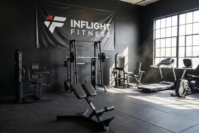 Inflight Fitness Equipment in Commercial Fitness Room