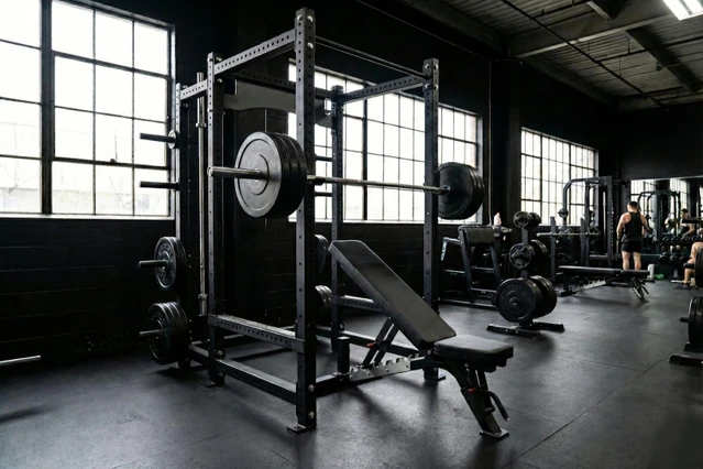 Commercial Weight Benches & Workout Racks in Gym