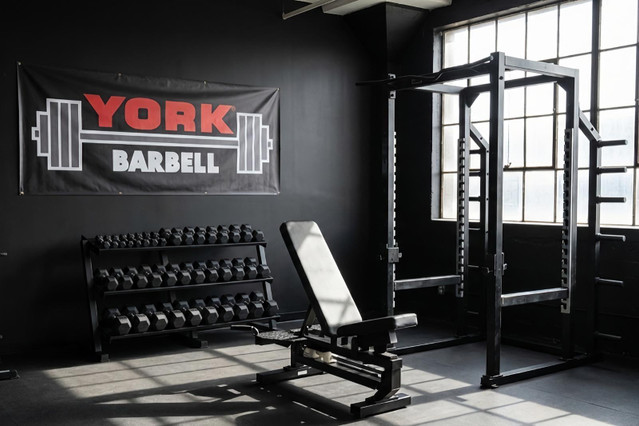 York Barbell Fitness Equipment in Commercial Gym