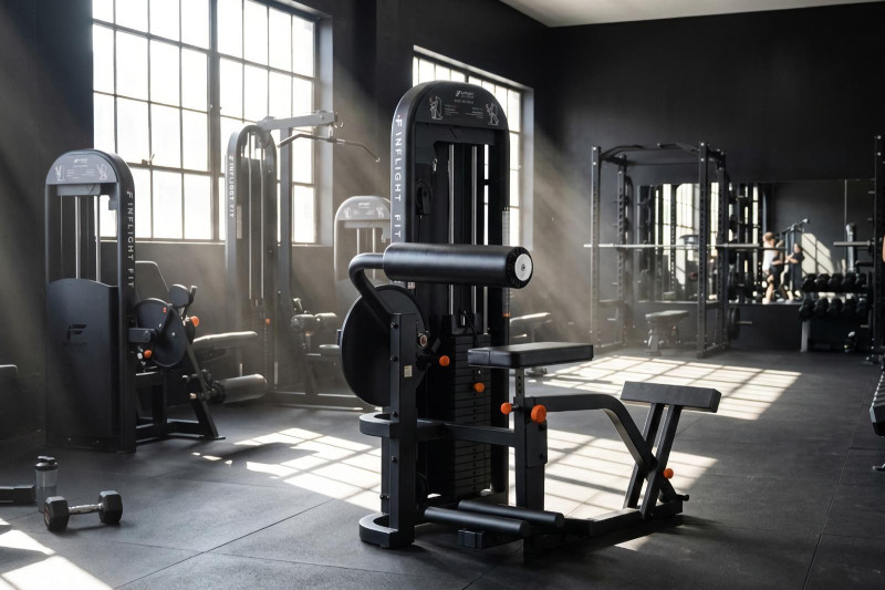 Ab and lower back machine for core strength training