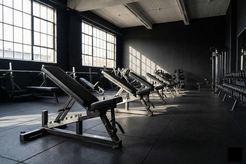 Commercial Adjustable Benches in Gym