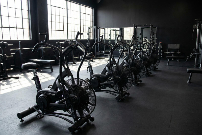 Commercial Exercise Bikes in Gym