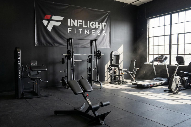 Inflight Fitness Equipment in Training Facility