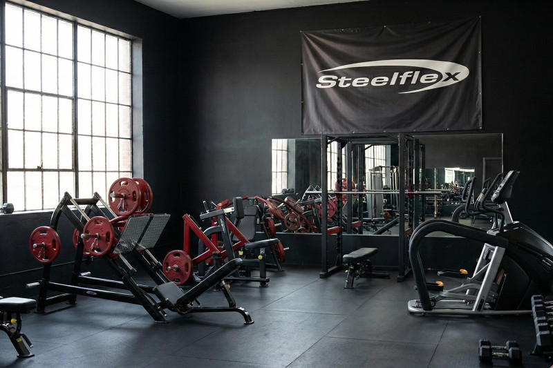 Steelflex Fitness Equipment in Commercial Gym