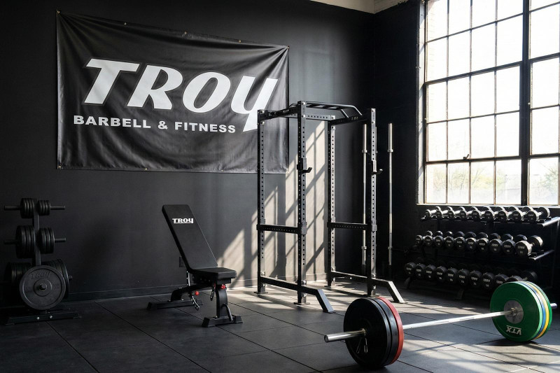 Troy Fitness Equipment in Commercial Gym