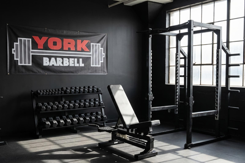 York Barbell Fitness Equipment in Commercial Gym
